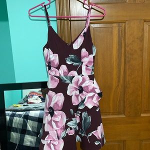 Speechless Dress Burgundy Red